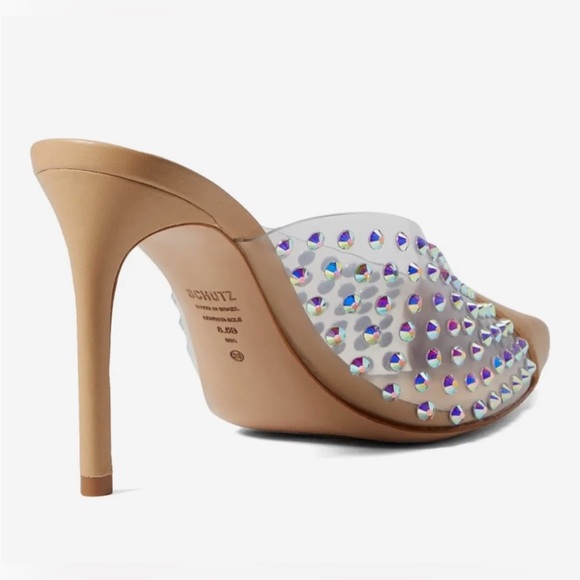 NEW SCHUTZ Greece Pump Light Nude/Transparente Size 8 - Picture 6 of 6